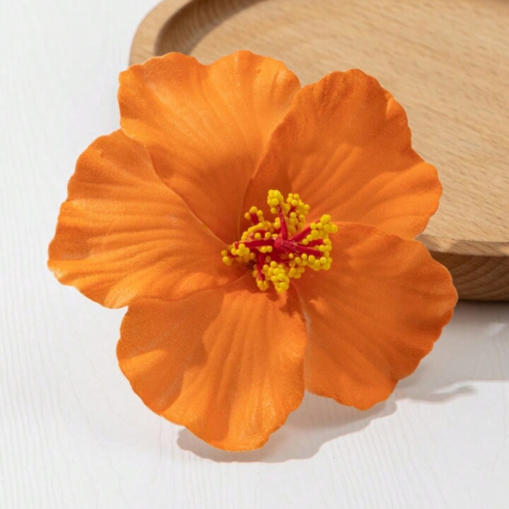 Flower hair clip 🧡🧡🧡